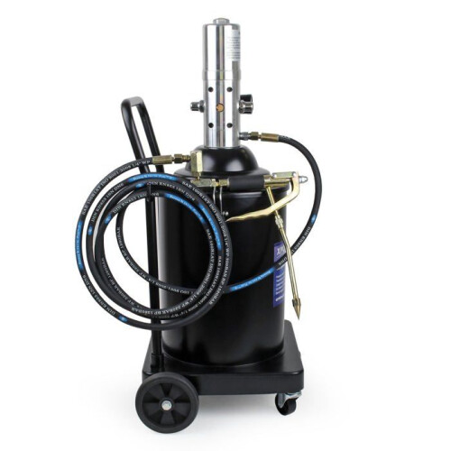 Pompa per grasso pneumatico - HELLOSHOP26 - 15 litri - Alta pressione - Mobile - Professionale 1