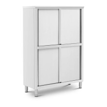 Armário 120 x 50 x 180 cm 4 prateleiras até 200 kg armário de quarto armário de roupas aço inoxidável 14_0005157