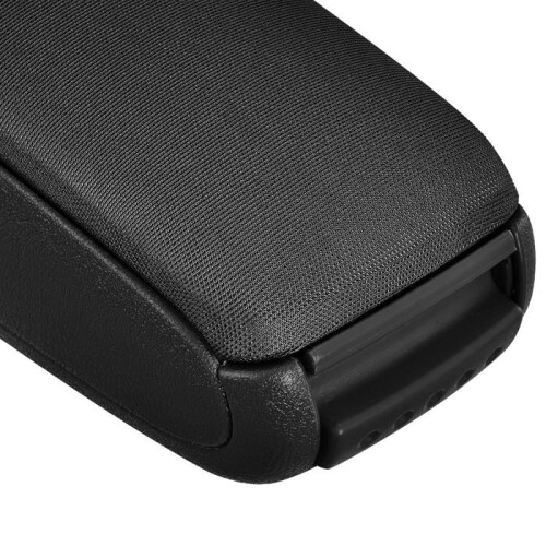 Bracciolo centrale per VW Passat B6 3C con compartimento imbottito in tessuto nero 03_0000745 2