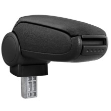 Bracciolo centrale per Alfa Romeo MiTo con compartimento imbottito in tessuto nero 03_0000348