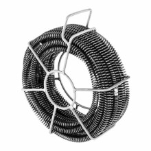Spirale de plomberie - HELLOSHOP26 - Lot de 6 - 2,45 m - Diamètre 16 mm - Acier à ressort