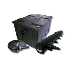 Kit de filtragem para lago de 60000 litros, esterilizador de 72 watts e bomba de 40 watts