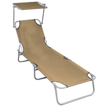 Transat - HELLOSHOP26 - Plegable - Toldo ajustable - Aluminio recubierto de polvo - 120 kg máx.