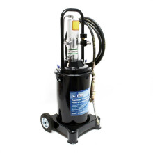 Pompe à graisse professionnelle - HELLOSHOP26 - 12 litres - Pneumatique - Mobilité - Lubrification précise