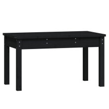 Banc de jardin meuble de patio d'extérieur terrasse noir 80 x 44 x 45 cm