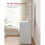 Coiffeuse - HELLOSHOP26 - Modèle avec miroir - 9 ampoules - 2 tiroirs - 3 compartiments 6