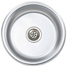 Fregadero de cocina con colador y trampa fregadero empotrado fregadero redondo superficie anti-rayaduras hogar interior