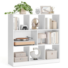 Biblioteca aberta - HELLOSHOP26 - 97,5 x 30 x 100 cm - Branco - Design contemporâneo - Painéis de aglomerado