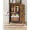 Biblioteca - HELLOSHOP26 - Verticale 6 livelli - Metallo nero - Ripiani regolabili - 24 x 40 cm 2