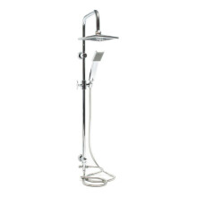 Système douche effet pluie pommeau douche carré robinetterie douchette incluse 16_0002879