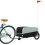 Remorque vélo - HELLOSHOP26 - 02_0044121 - Capacité 45 kg - Fer robuste - Drapeau de sécurité 2