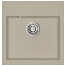 Fregadero de cocina 49 x 51 cm solo lavabo granito beige 02_0002341
