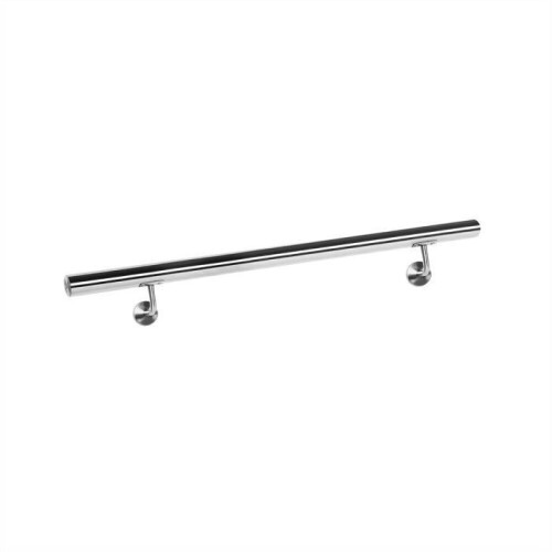 Kit main courante rambarde support mural 80 cm escaliers acier affine