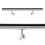 Kit main courante rambarde support mural 80 cm escaliers acier affine 2