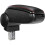 Bracciolo centrale per VW Golf 7 con scomparto imbottito in pelle sintetica nera con cuciture rosse. 1