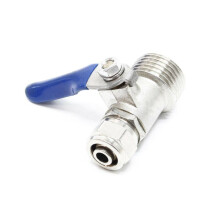 Kogelklep diameter 10 mm Jaco aansluiting 20 mm (1/2") mannelijke schroefdraad oi
