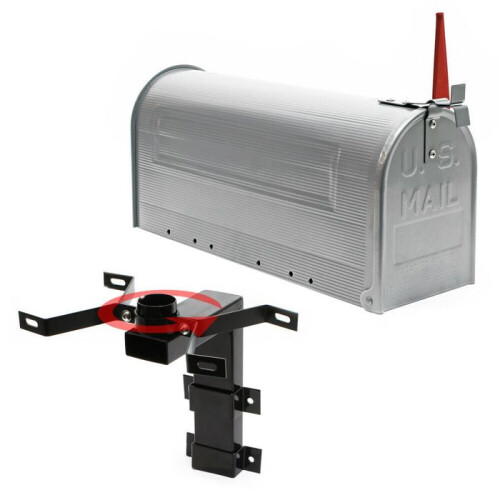 Us mailbox bacheca postale design americano argento-grigio montaggio a parete poste 16_0000331 1