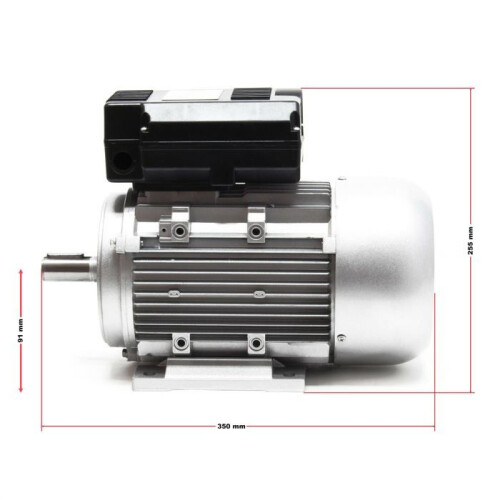 Asynchronmotor einphasig Kupferrotor 2 Pole 230V 1,5k Watt IP55 elektrisch 2