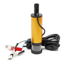 Pompe submersible - HELLOSHOP26 - Mini pompe 12l/min - Aluminium - Drainage eau/gazole - 3m hauteur refoulement