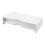 Supporto per schermo - HELLOSHOP26 - Rialzo - MDF - Bianco - 3 cassetti di stoccaggio 4