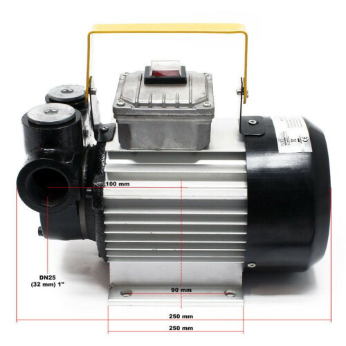 Pompa a diesel - HELLOSHOP26 - TP04021 - 230V - 550W - 60l/min mobile 1