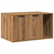 Handgemaakt kattenbakmeubel 80 x 50 x 45 cm bruin 02_0043308