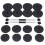 Kit haltères réglables - HELLOSHOP26 - 30 kg - Noir - Musculation - Mixte 2