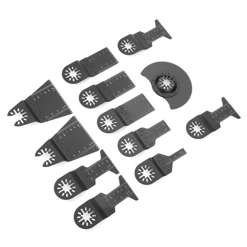 Müheloses Eintauchschnitte: 12er Multitool-Sägeblätter aus Hochkohlenstoffstahl