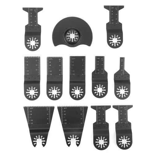 Müheloses Eintauchschnitte: 12er Multitool-Sägeblätter aus Hochkohlenstoffstahl 2