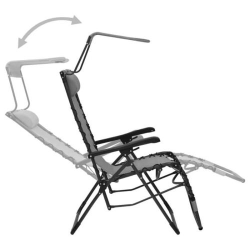 Silla plegable de terraza textilén gris 02_0011898 2