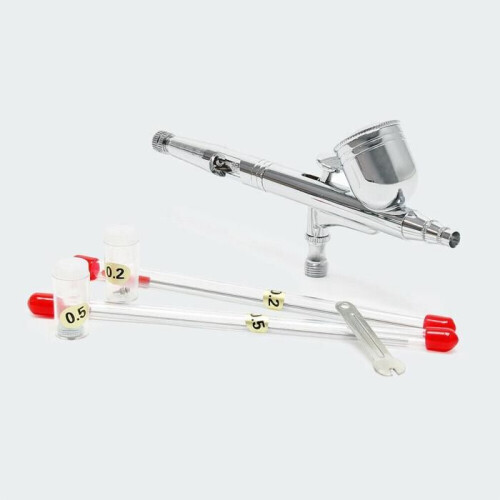 Aerographe professionnel fonction double action / aiguilles 0,2 / 0,3 / 0,5 mm