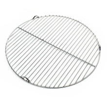 Grelha de churrasco - Inox - Ø 44,5 cm - Resistente a altas temperaturas - Fácil de limpar - Multicolorido