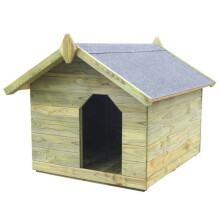 Nicho de jardim com telhado abrir 85 x 103 x 77 cm em madeira de pinho impregnada