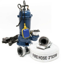 Pompe submersible - HELLOSHOP26 - Pompe de relevage - 550 watts - 10.000 l/h - Tuyau 20m