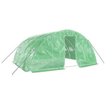 Estufa - HELLOSHOP26 - 20 m² - Aço galvanizado - Cobertura PE resistente - Acesso fácil