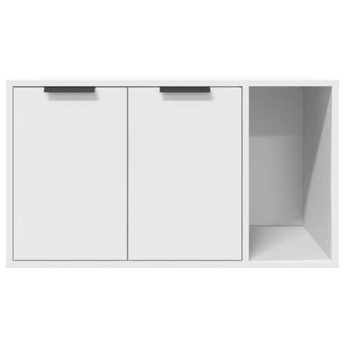 Bakken meubel - HELLOSHOP26 - Hout van engineering - Wit - Multifunctioneel - 80x50x45 cm 1