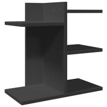 Organizador de escritório 42 x 21,5 x 42 cm madeira de engenharia Preto 02_0043563
