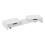 Supporto per schermo regolabile con 2 cassetti bianco 03_0008220 1