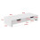 Supporto per schermo regolabile con 2 cassetti bianco 03_0008220 3
