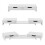 Supporto per schermo regolabile con 2 cassetti bianco 03_0008220 4