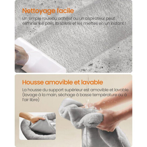 Arbre à chat - HELLOSHOP26 - XXL 201 cm - 1 plateforme - 2 niches - 2 hamacs 1