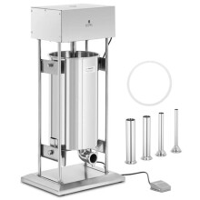 Embutidora eléctrica de 25 litros con 4 tubos de llenado de acero inoxidable 14_0009756