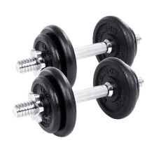 Kit haltères musculation avec barre d’extension 20 kg pour hommes et femmes musculation prise de