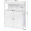 Wandschrank Badezimmermöbel Kommode mit 2 Türen 80 cm MDF 3