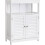 Wandschrank Badezimmermöbel Kommode mit 2 Türen 80 cm MDF 1