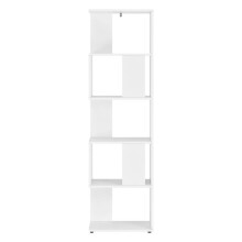Étagère armoire bibliothèque pour salon 159 cm blanc 03_0004690
