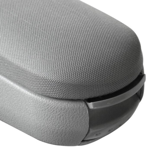 Bracciolo centrale per Golf IV / Bora / New Beetle con compartimento imbottito in tessuto grigio 1