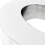 Schild Hausnummer "2" Edelstahl 20 cm Arial 3D Montagematerial 4