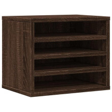 Organizzatore da scrivania - HELLOSHOP26 - 36 x 26 x 29,5 cm - Legno ingegnerizzato - Marrone - Contemporaneo