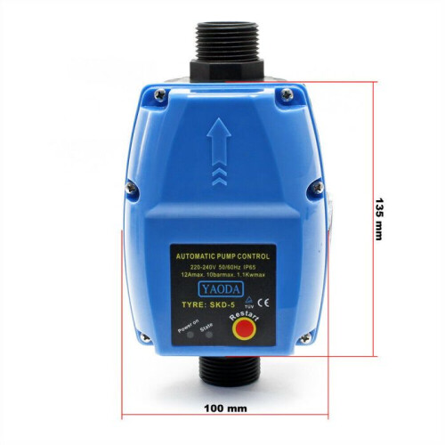 Commande de pompe - HELLOSHOP26 - SKD-5 - 1,1 kW - Protection marche à vide - IP 65 2